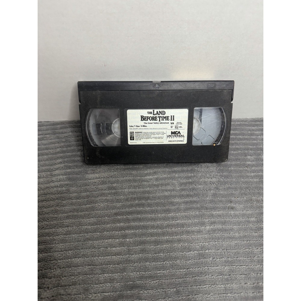 The Land Before Time 2 VHS Movie